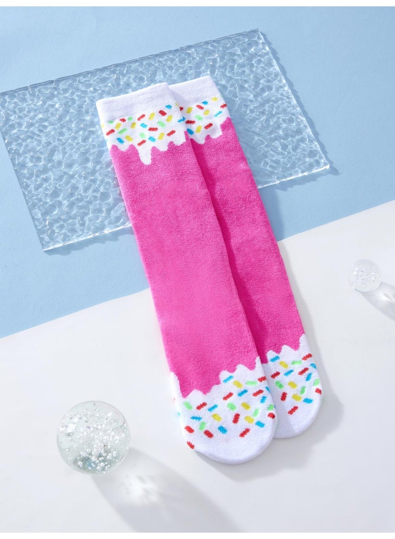 Ember and You Ice cream sprinkle socks (one pair per box) - Image 4